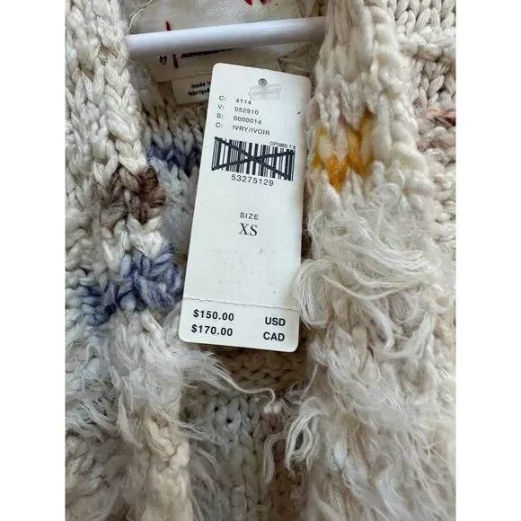 Anthropologie Margo Color Pop Cardigan Sweater Size XS - Picture 8 of 8